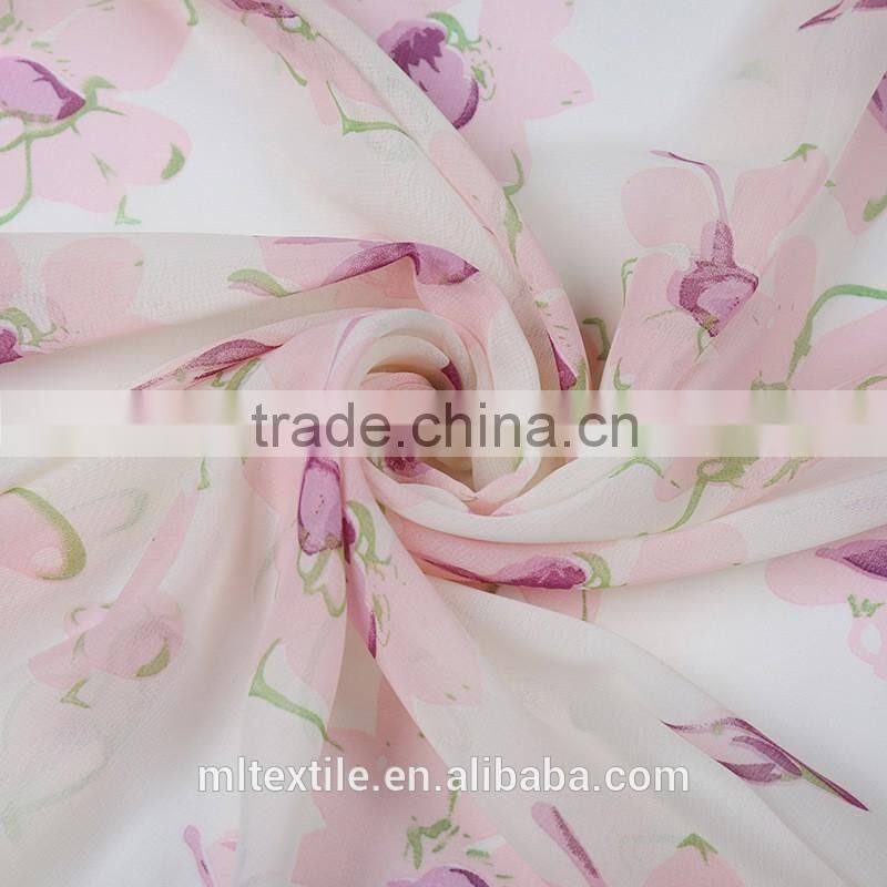 Factory Direct Digital Printing Chiffon Fabric