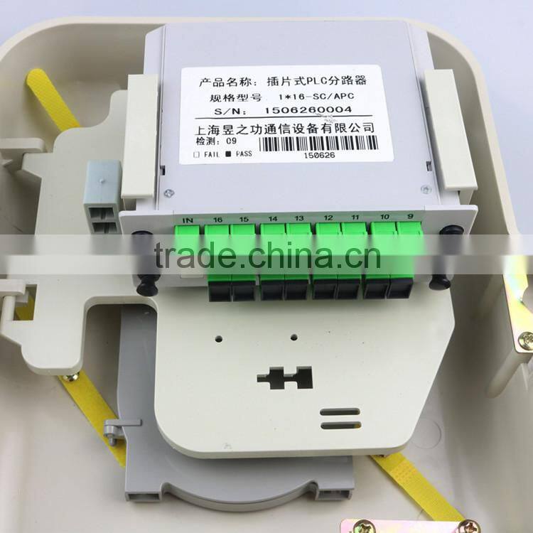 Price concessions FTTH High quality 16 core optical fiber Distribution box