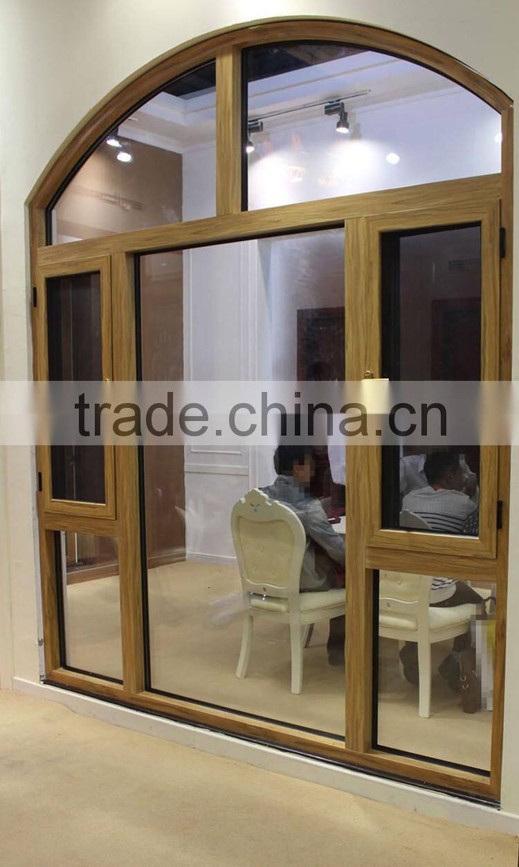 New style aluminum arc window design
