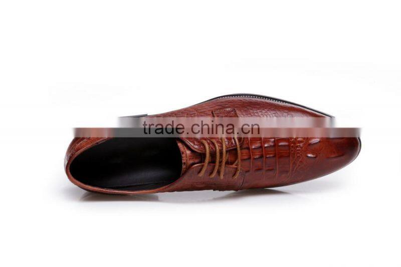 China factory handmade leather pointed causual men shoes
