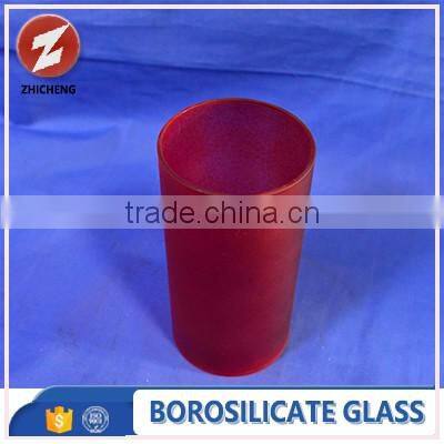 clear borosilicate glass candle holder with end close