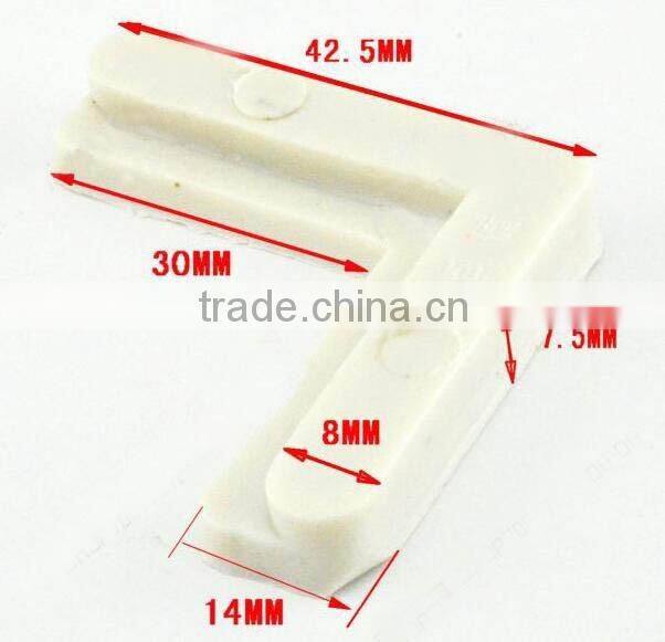 Corner Angle Joint Aluminum Profile Corner Joint for White Board Soft Plastic Corner Joint