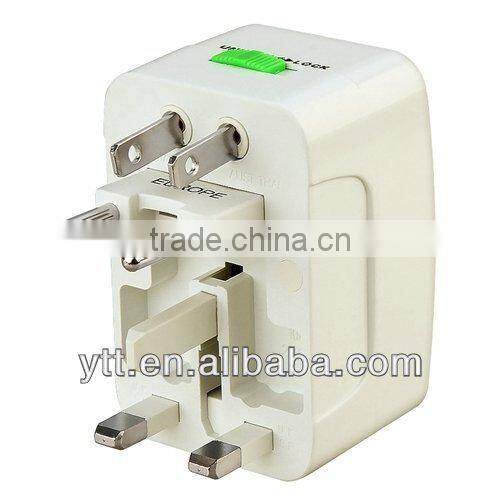 Universal World Travel AC Adapter Socket AU/UK/US/EU