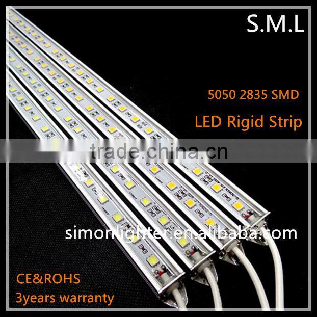 factory hot sale 5630/5730 led strip light with 72leds/m led rigid strip smd 5630