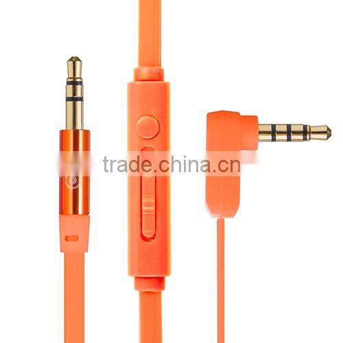 2016 stereo plug right angle Male to male Stereo Jack to 3.5mm Audio Cable right angle component cable