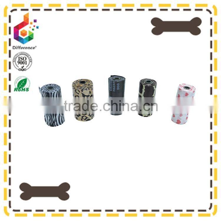Printing poop bags pet waste bag
