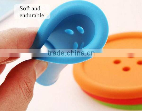 Silicone cup mat in dia 9cm cheap cup mat for promotion