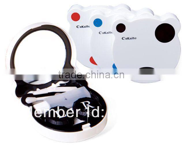 funny eyes cute contact lens case