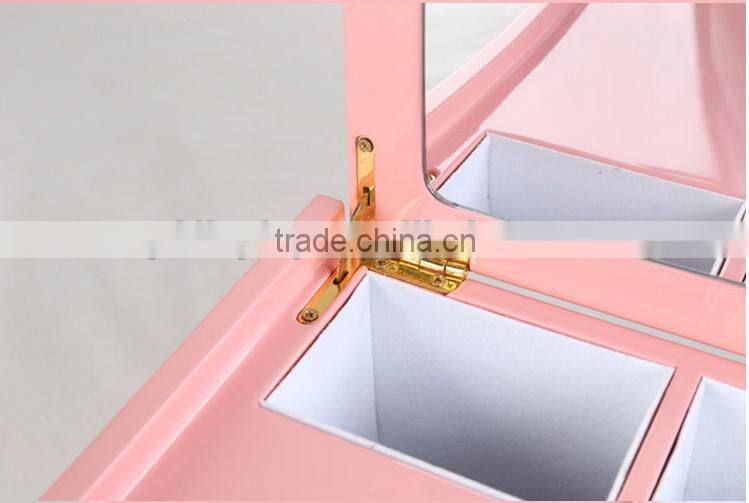 High Finish Princess Wooden Jewellery Box, Pink Painting Jewellery Box, Jewellery Collection Case