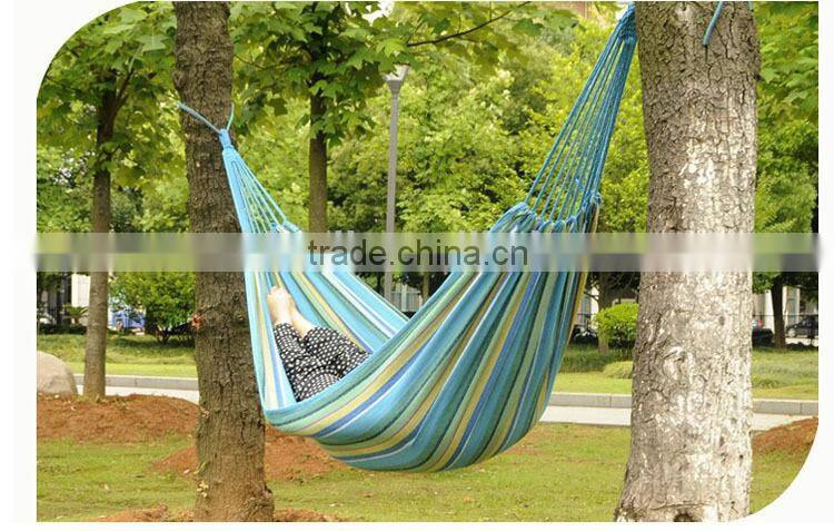 Outdoor camping leisure canvas hammock
