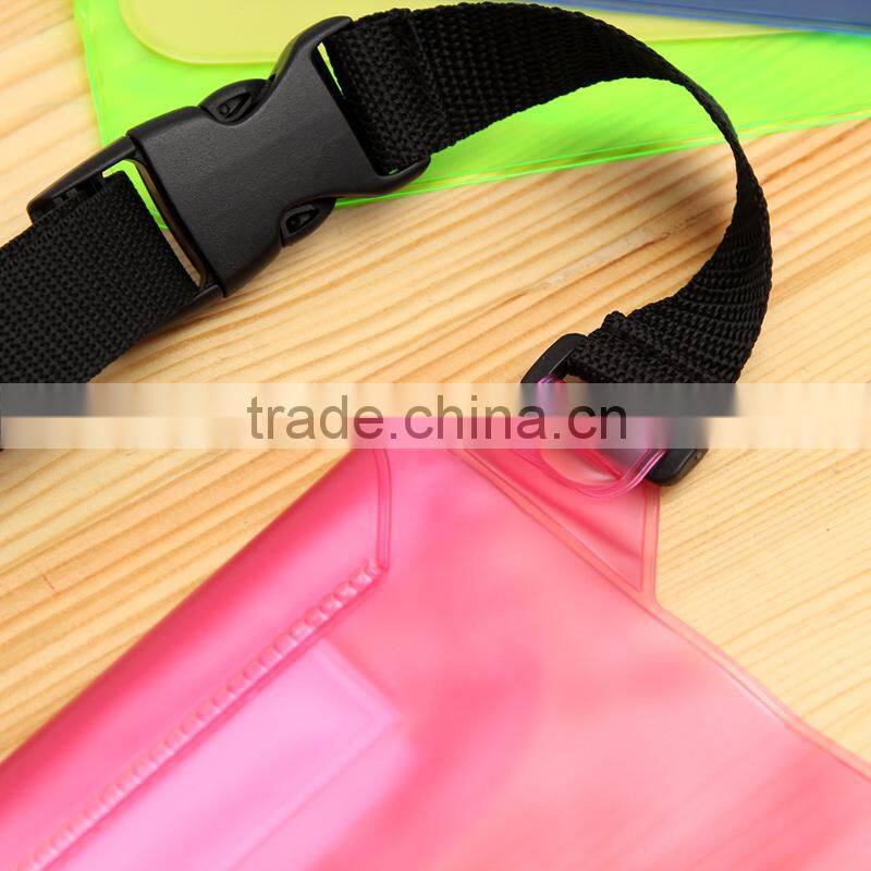Outdoor swimming drifting PVC waterproof waist pouch