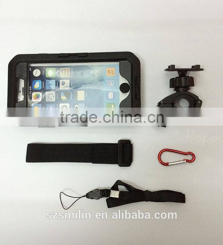 Newest beautiful strong Bicycle Holder Waterproof Case for Apple iPhone 6 Plus