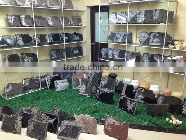 Granite funeral tombstone