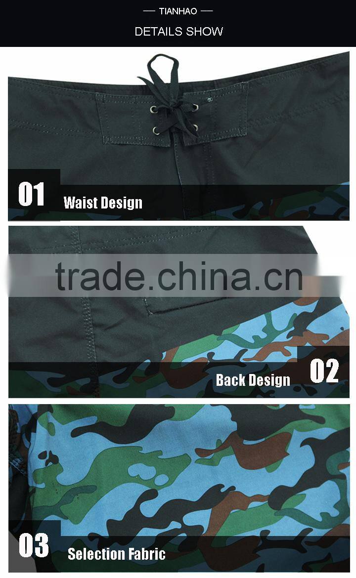 Camo Cotton Men Beach Short