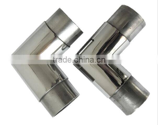 304 316 stainless steel round steel tube connectors