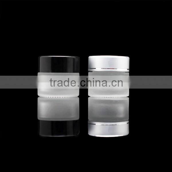 high quality opal white jar with white cap