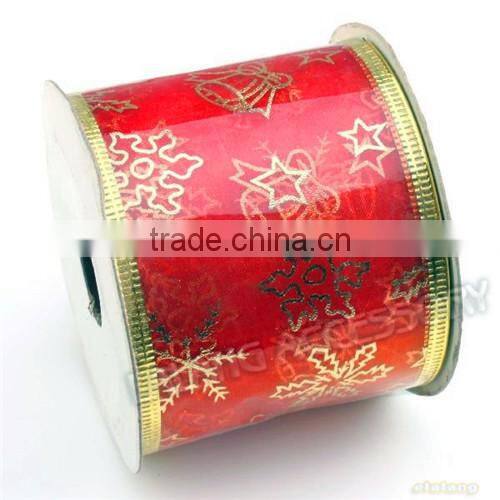 Wholesale Beautiful Christmas Ribbon for Decoration