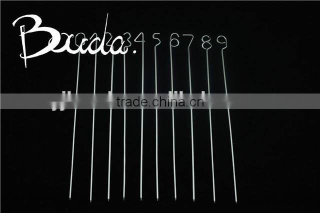 Stainless Steel Barebecue bbq Grill Net with wooden handle BD-B8112