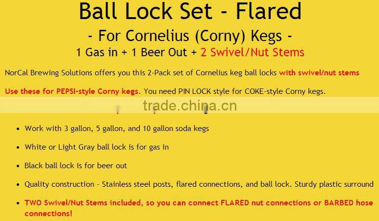 Cornelius Corny Keg Ball Lock beer coupler