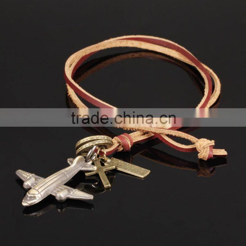 New 2016 Jewelry Alloy Airplane Pendant Necklace