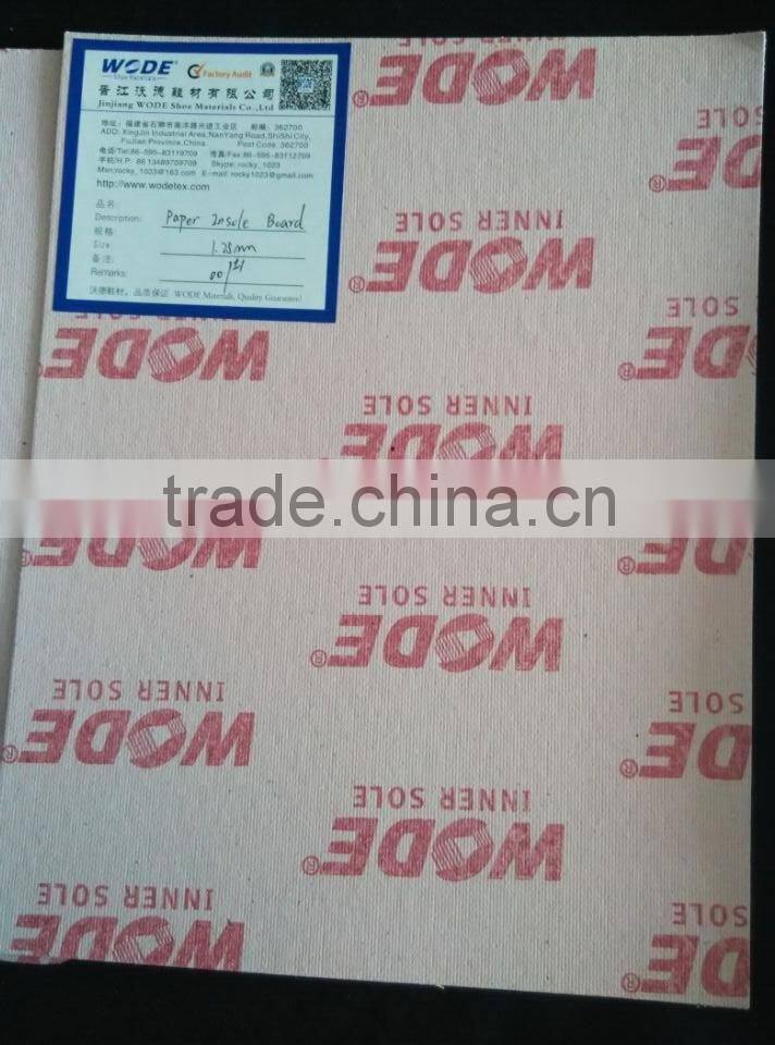 Nonwoven Paper Insole Board Insoles Shoe Material