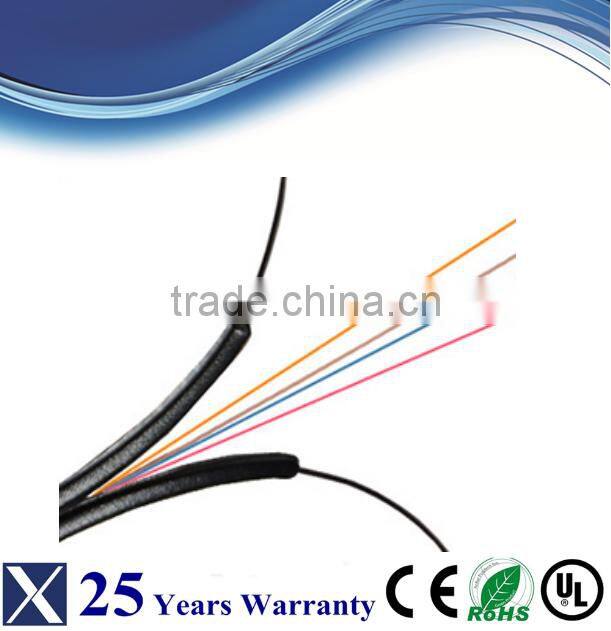 Drop Cable Black LSZH Jacket FTTH Fiber Optic Cable GJXFH 4Core