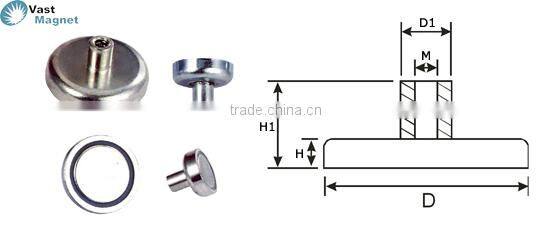 Sintered neodymium strong pot magnets