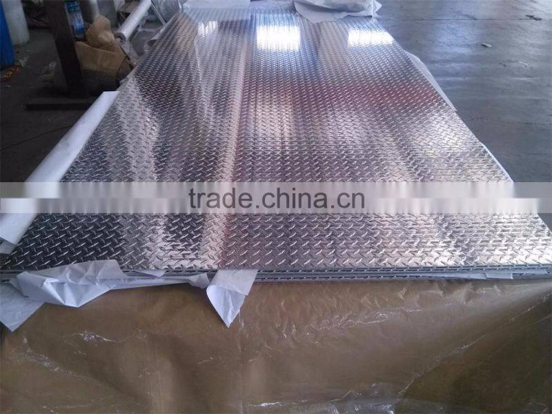 Cast 1050 1060 H24 diamond aluminum plate