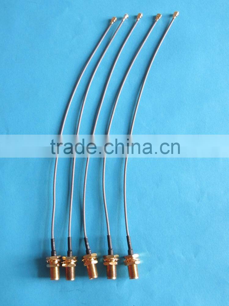 High Performance 15cm Cable Length RF Coaxial Communication Cable SMA RF Coaxial Pigtail Cable