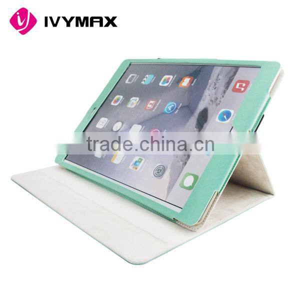 PU wallet case for ipad pro soft case