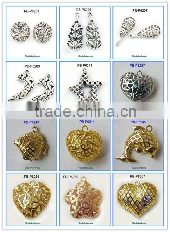Wholesale 14mm Red Rhinestone Paved Ball Shaped Jewelry Charm Pendant CPP-R1408