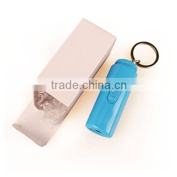 Multicolor Rechargeable USB MINI Plastic LED Torch Light With LOGO Print