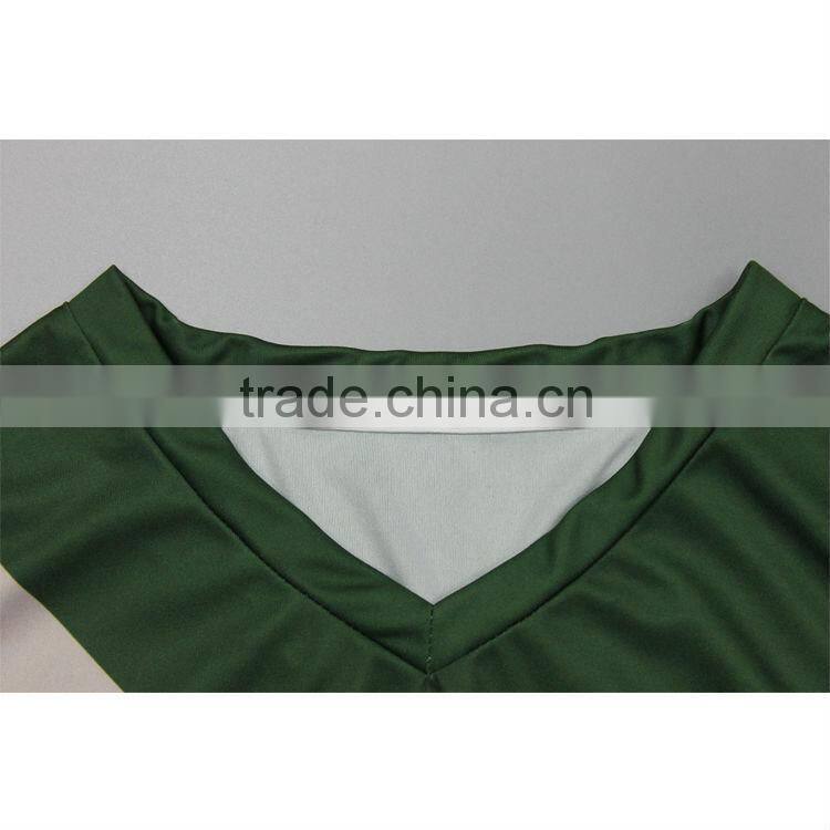 custom blank dry fit american football jerseys china made