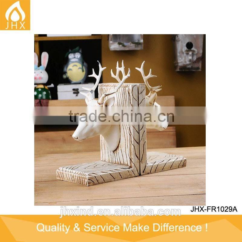 Cheap Polyresin Animal Head Modern Bookends