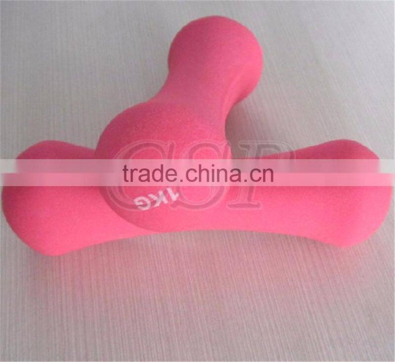Cheap Rubber Hex Style Dumbbell for Home Fitness rubber coated female use with Trade Assurance