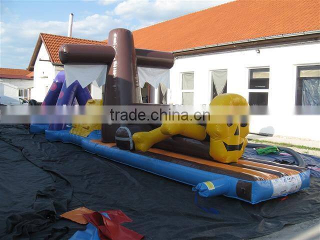 inflatable water pool obstacle course for sports game