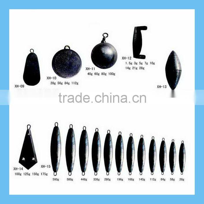 Best sell lead lure&fishing Sinker&XH-01 TO XH-08
