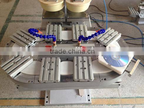 2 color open ink tray and conveyor table pad printing machine