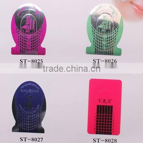 ST-8001-8036 defferent new designs Nail Art Tips Extension Forms nail nail form YiWu