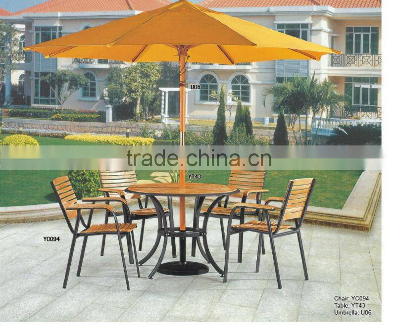 High back stacking wooden mental banquet party hotel chair YC094