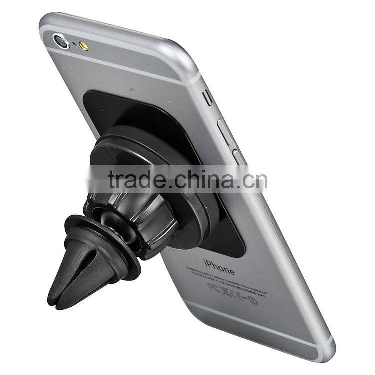 The strong magnet of the vent mount phone holder will protect your device from falling and damage