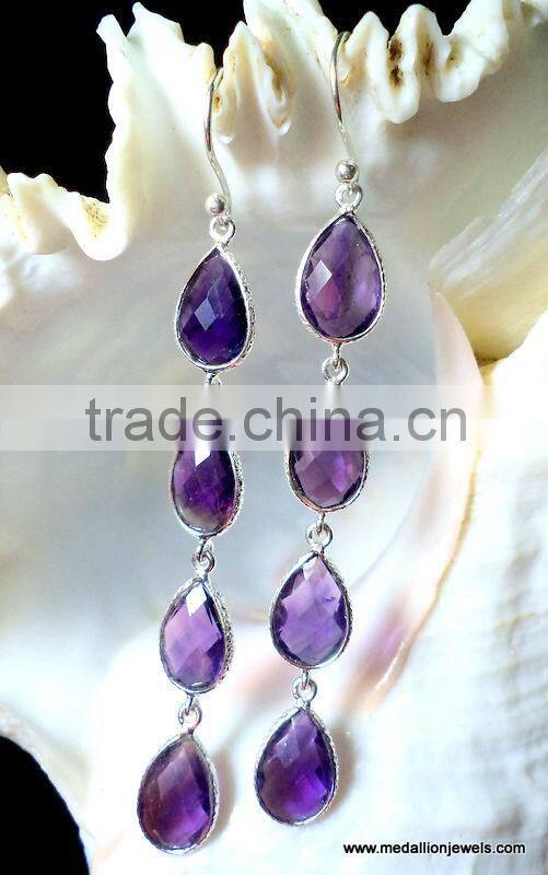 Rainbow Moonstone Round & Marquise Cabochon Earrings, 925 Solid Sterling Silver Earrings, Designer Gemstone Dangle Earrings