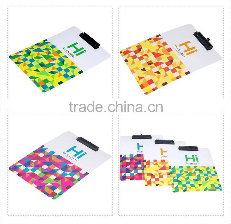Eco-friendly PP Printed Hanging Menu File Clip Board