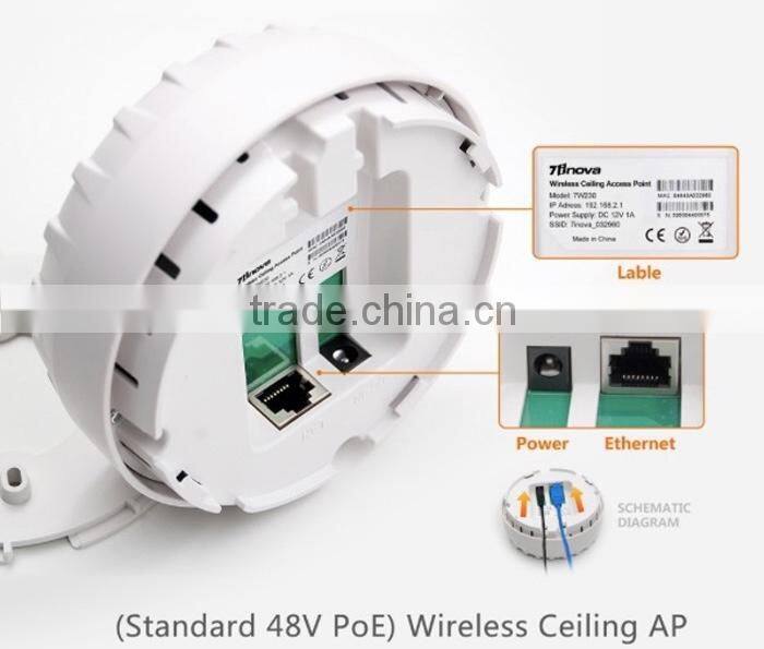 17dBm Low-Power Ceiling Mount Access Point AP Wireless speed up to 300M WiFi Repeater