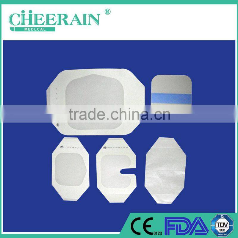 Waterproof Adhesive Transparent Semi-permeable medical wound dressing film dressing