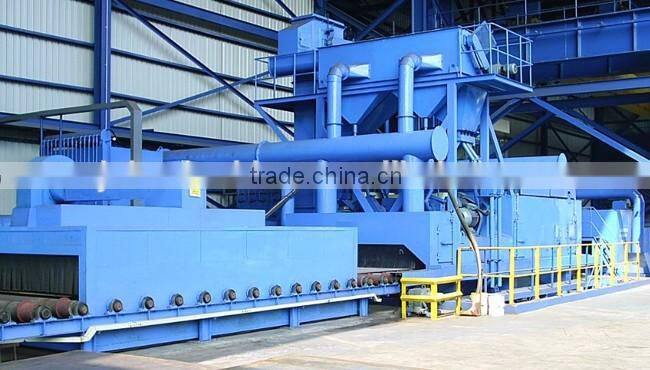 2016 hot sale Steel plate blasting machines/shot blasting machine