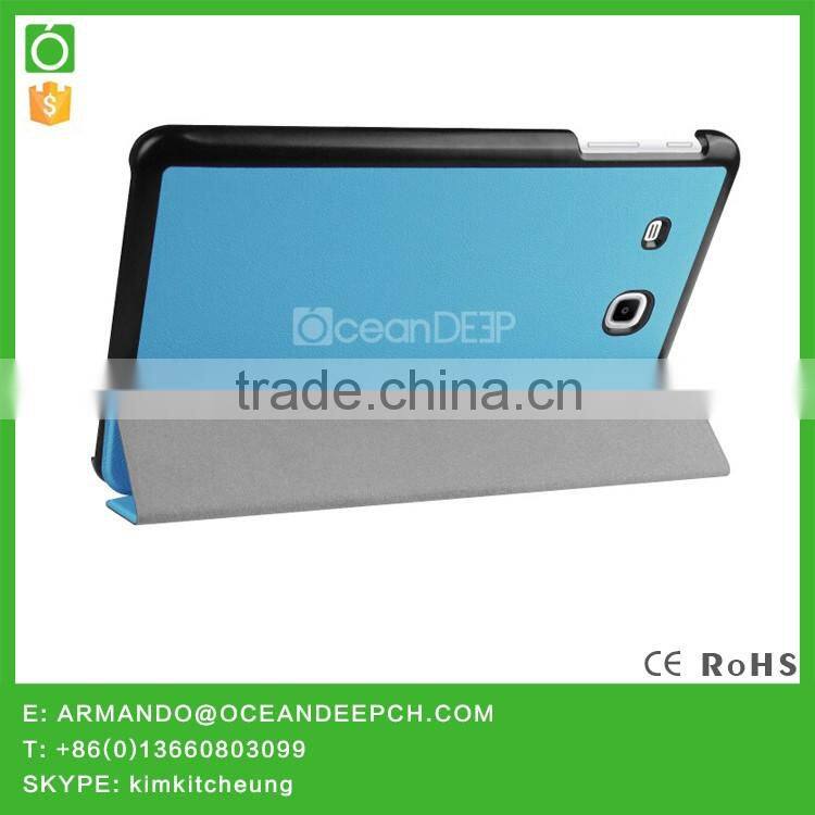 Oceandeep flip book cover for Samsung tab E 9.6 fold case