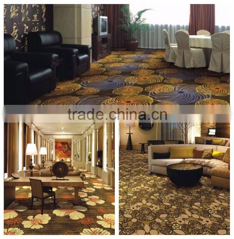 Polyester Machine Made Woven Wilton Carpet