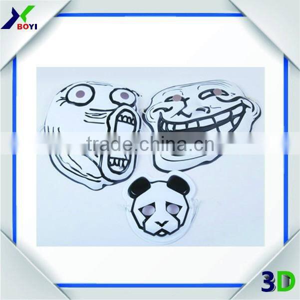 Black and White Customized Made Plastic Halloween