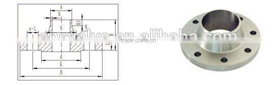 OEM Forged Carbon Steel WN Flange